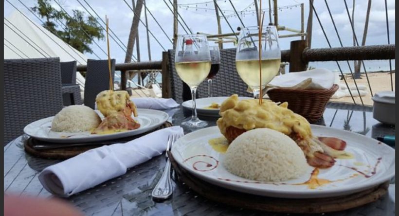 lunch gourmet lobster at catamaran punta cana